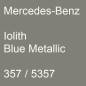 Preview: Mercedes-Benz, Iolith Blue Metallic, 357 / 5357.